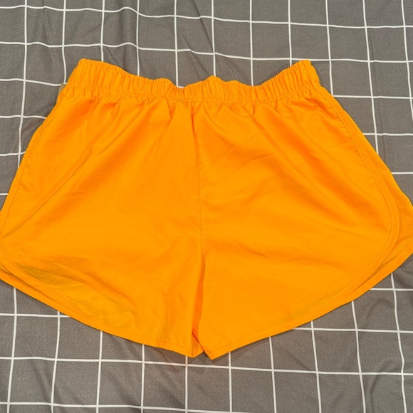 Nike Women's Vibrant Orange Dri Fit Shorts - Picture 5 of 5